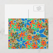 Trendy Floral Pattern #8 Briefkaart (Voorkant / Achterkant)