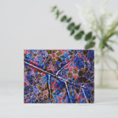 Trendy Floral Pattern  Briefkaart (Staand voorkant)