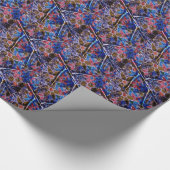 Trendy Floral Pattern Cadeaupapier (Hoek)