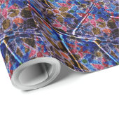 Trendy Floral Pattern Cadeaupapier (Rol Hoek)