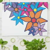 Trendy Floral Pattern Theedoek (Gevouwen)