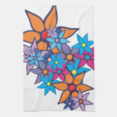 Trendy Floral Pattern Theedoek (Verticaal)