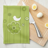 Trendy Floral Theedoek (Quarter Fold)