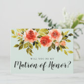 Trendy Floral zal je mijn matroos zijn van een eer (Staand voorkant)