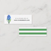 Trendy Flower Blue Hydrangea Website Kaarten | Min Mini Visitekaartje (Voorkant / Achterkant)