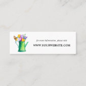 Trendy Flower Bunch of Flower Website Kaarten | Mi Mini Visitekaartje (Voorkant)