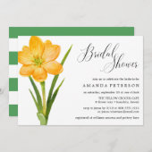 Trendy Flower YELLOW CROCUS bruiloft Vrijgezellenf Kaart (Voorkant / Achterkant)