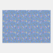 Trendy  Flowers Garden Eerste Tweede Verjaardag Inpakpapier Vel (Voorkant 2)