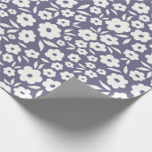 Trendy flowers seamless pattern. Small vintage flo Cadeaupapier (Hoek)