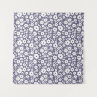 Trendy flowers seamless pattern. Small vintage flo