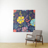 Trendy flowers seamless pattern. Small vintage flo Wandkleed (In situ)