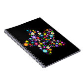 Trendy Flowery-laptop Notitieboek (Rechterzijde)