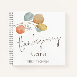 Trendy Foliage Name Thanksgiving Recipes Notitieboek