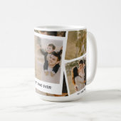 Trendy Foto Collage 'Best Dad Ever' Koffiemok (Voorkant rechts)
