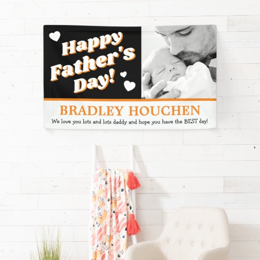 Trendy foto Happy Vaderdag Spandoek (Insitu)