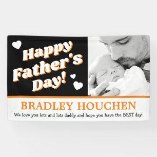 Trendy foto Happy Vaderdag Spandoek