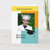 Trendy Foto Kindergarten Afstuderen Aankondiging (Voorkant)