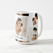 Trendy Fotocollage 'Beste Moeder Ooit' Koffiemok (Voorkant rechts)