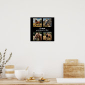 Trendy Fotocollage Gepersonaliseerde Paardenliefhe Poster (Keuken)