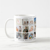 Trendy Fotocollage 'Happy Vaderdag' Gift Koffiemok (Links)