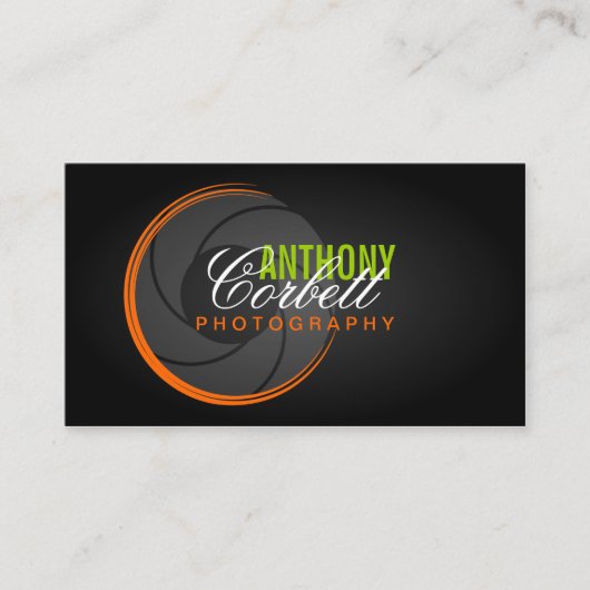 Trendy fotografie visitekaartje (Voorkant)