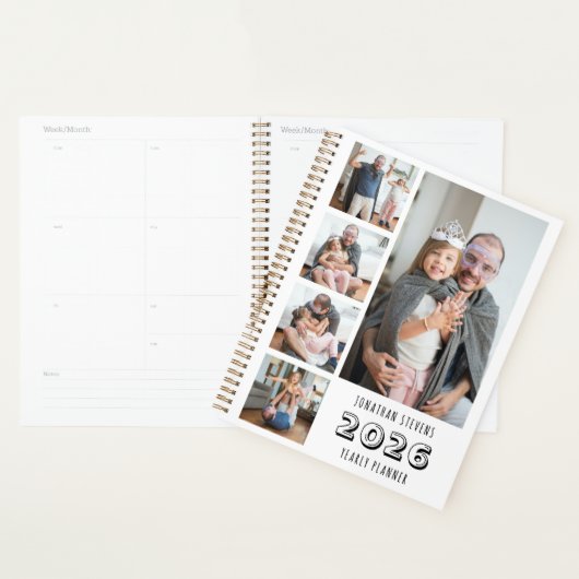Trendy fotostrip jaarlijks planner (Display)