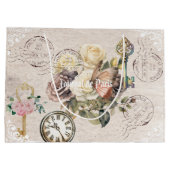 Trendy  Franse Journal de paris Rustic Groot Cadeauzakje (Achterkant)