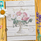 Trendy  Franse kunstzinnige Ephemera rustiek hout Tissuepapier