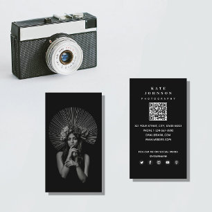 Trendy Full Photo Simple Photography Visitekaartje