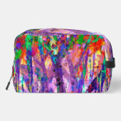 Trendy Full Vivid Conduroy Kleuren Schilderen Toilettasje (Achterkant)