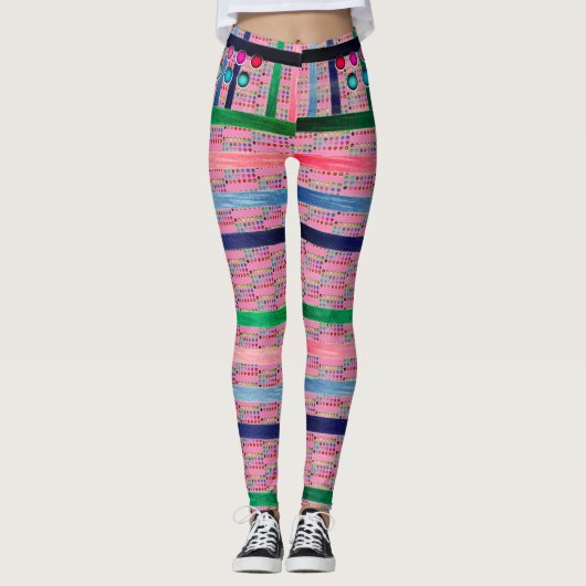 Trendy Fun Compression Leggings (Voorkant)