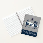  Trendy fun contemporary modern stylish  spiral  Notitieboek (Binnen)