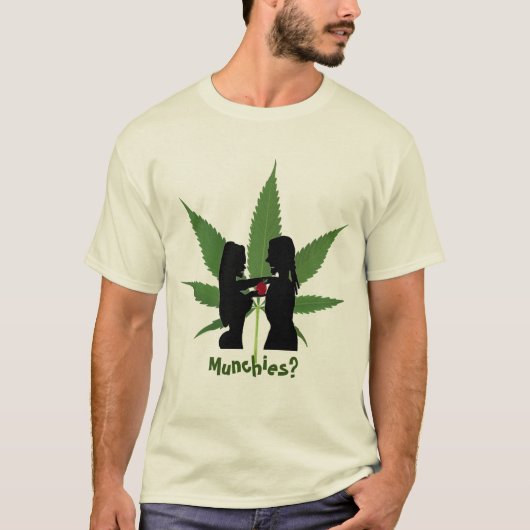 Trendy Fun Humor Munchies? T-shirt (Voorkant)