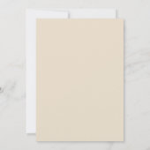 Trendy Fun Monogram Champagne Beige Save the Date Kaart (Achterkant)