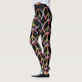 Trendy Fun Peace Leggings (Links)