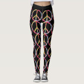 Trendy Fun Peace Leggings (Voorkant)