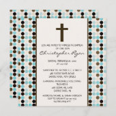 Trendy Fun STIPPEN Baby Boy Baptisme Inname Kaart (Voorkant / Achterkant)