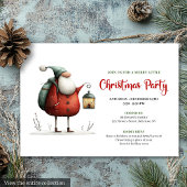 Trendy Funny Santa Christmas Celebration Invites Kaart