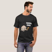 Trendy Funny Trashed Panda Drunk Raccoon Lovers Me T-shirt (Voorkant volledig)