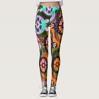 Trendy Galaxy Nebula Hawaiian Zee Turtle Dance Leggings