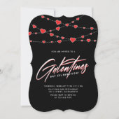 Trendy Galentine's Day Party Kaart (Voorkant)