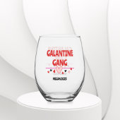 Trendy Galentine's Day Wine Glass Decals voor het  Wijnglas Zonder Voet