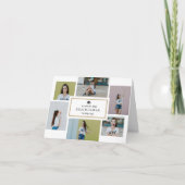 Trendy Galerij Afstuderen Foto Hartelijk dank Bedankkaart (Voorkant)