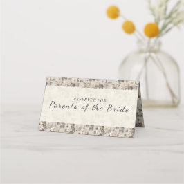 Trendy Gardenia's Accent Boho Bruiloft Plaatskaartje