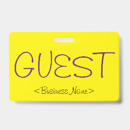 Trendy "GAST" Badge