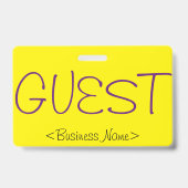 Trendy "GAST" Badge (Back)