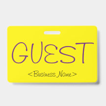 Trendy "GAST" Badge