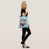 Trendy Gay Pride Love is Love Lesbisch Koppel Tote Bag (Op model)