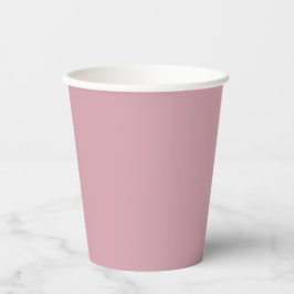 Trendy gedempt Roos / roze papieren bekers