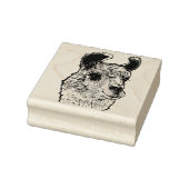 Trendy gedetailleerde Llama Rubberstempel (Stempel)